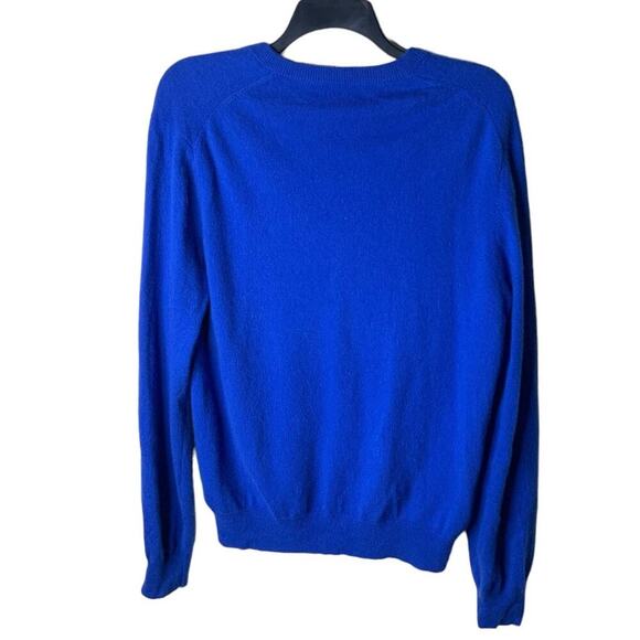 Vintage QI New York 100% Cashmere Sweater Men's Size XL Long Sleeves V-Neck Top - Picture 2 of 7